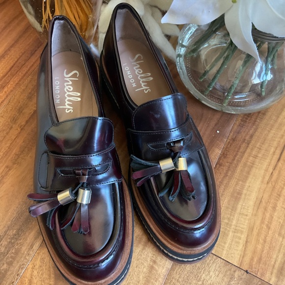 Shelly’s of London Tassel Platform Loafer 6.5 (Eu 37) - Picture 3 of 8